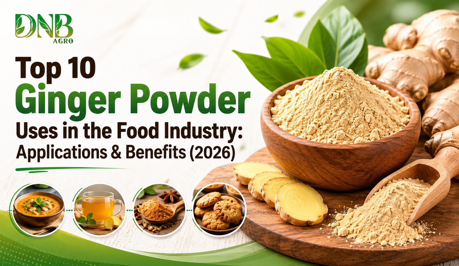 Top 10 Ginger Powder Uses in the Food Industry: Applications & Benefits (2026)