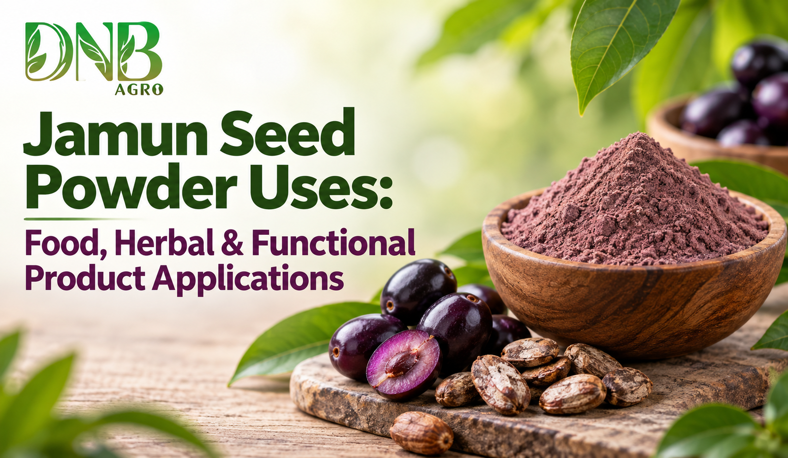 Jamun Seed Powder Uses: Food, Herbal & Functional Product Applications