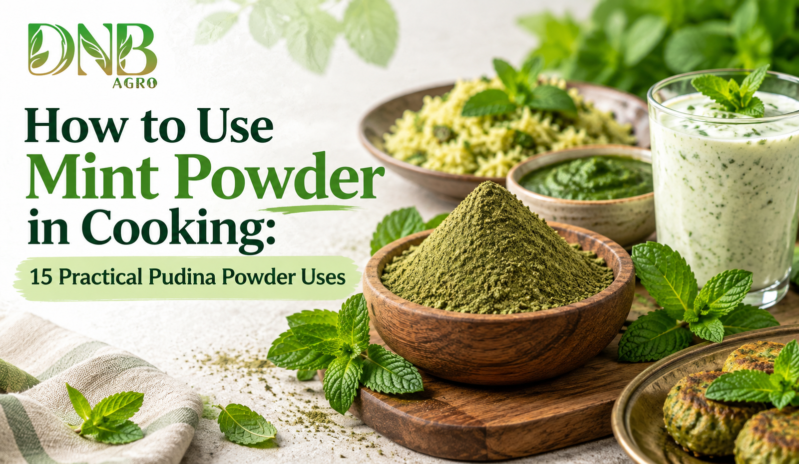How to Use Mint Powder in Cooking: 15 Practical Pudina Powder Uses