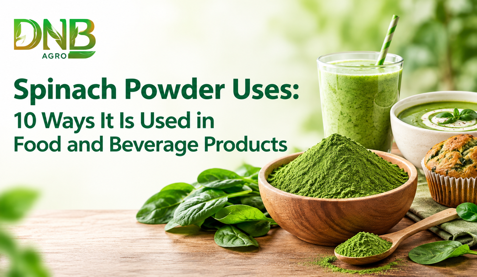 Spinach Powder Uses: 10 Ways It Is Used in Food and Beverage Products