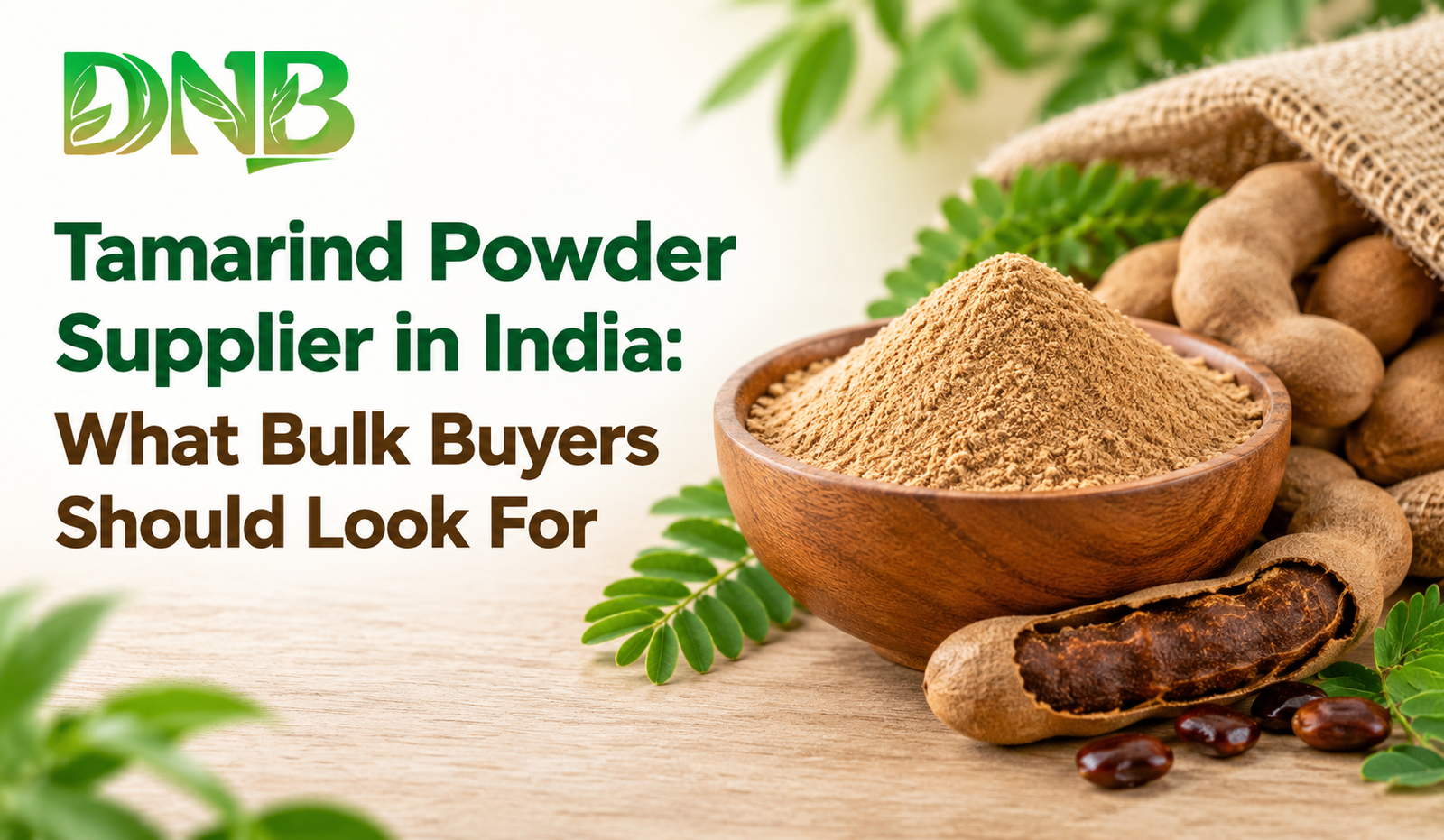 Tamarind Powder Supplier in India: What Bulk Buyers Should Look For